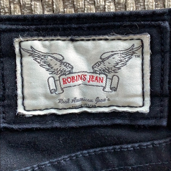 Robin’s Angel Wings Straight Leg Stretch Jeans - Picture 4 of 8